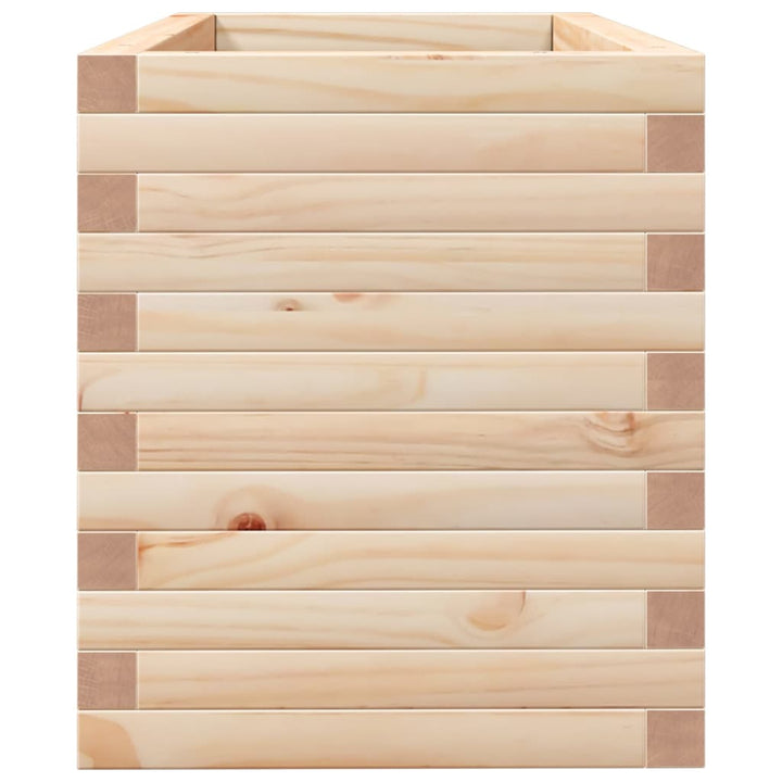 plantekasse 90x40x45,5 cm massivt fyrretræ