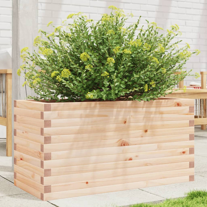 plantekasse 90x40x45,5 cm massivt fyrretræ