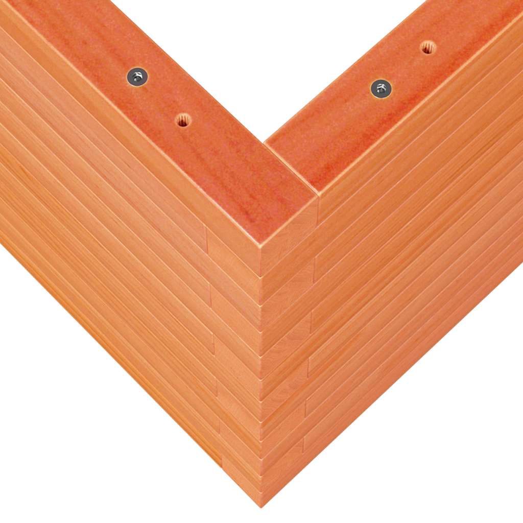 plantekasse 90x40x45,5 cm massivt fyrretræ gyldenbrun