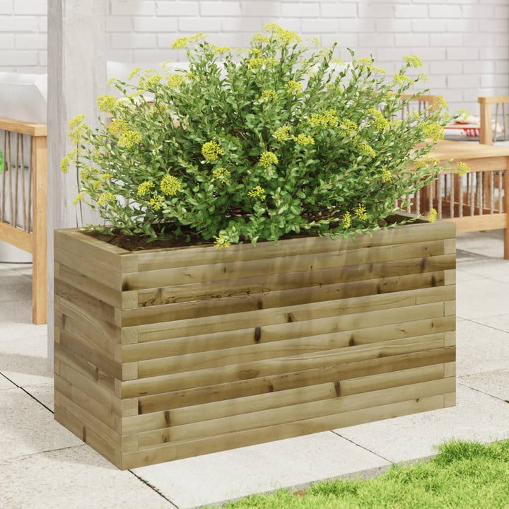 plantekasse 90x40x45,5 cm imprægneret fyrretræ