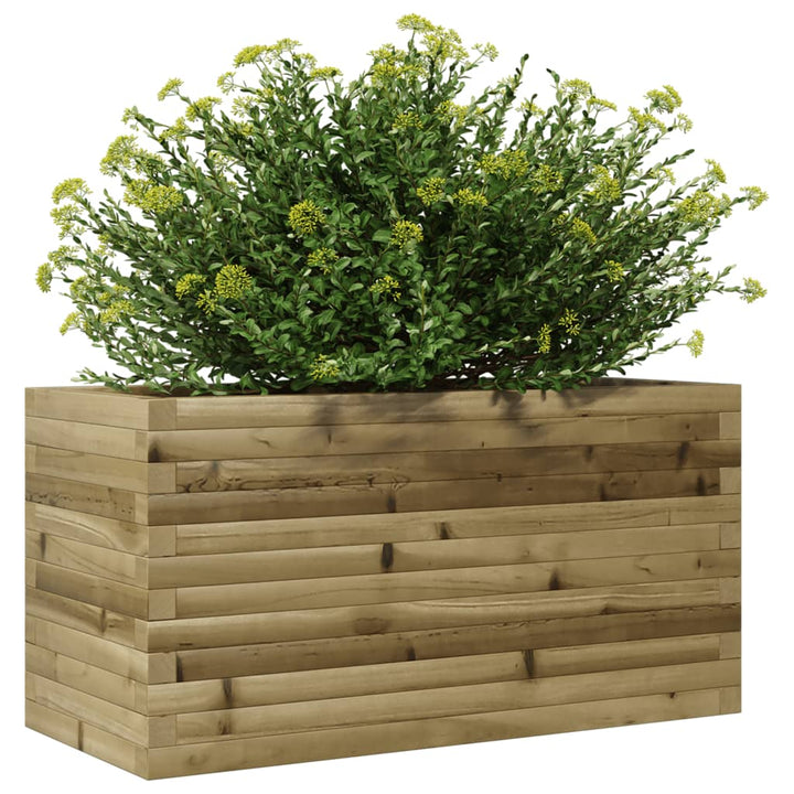 plantekasse 90x40x45,5 cm imprægneret fyrretræ