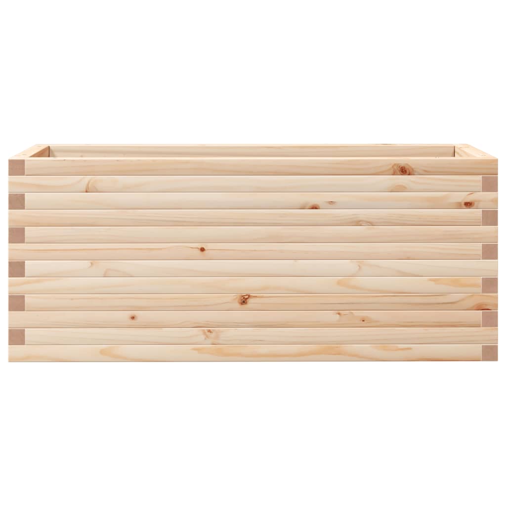 plantekasse 110x40x45,5 cm massivt fyrretræ