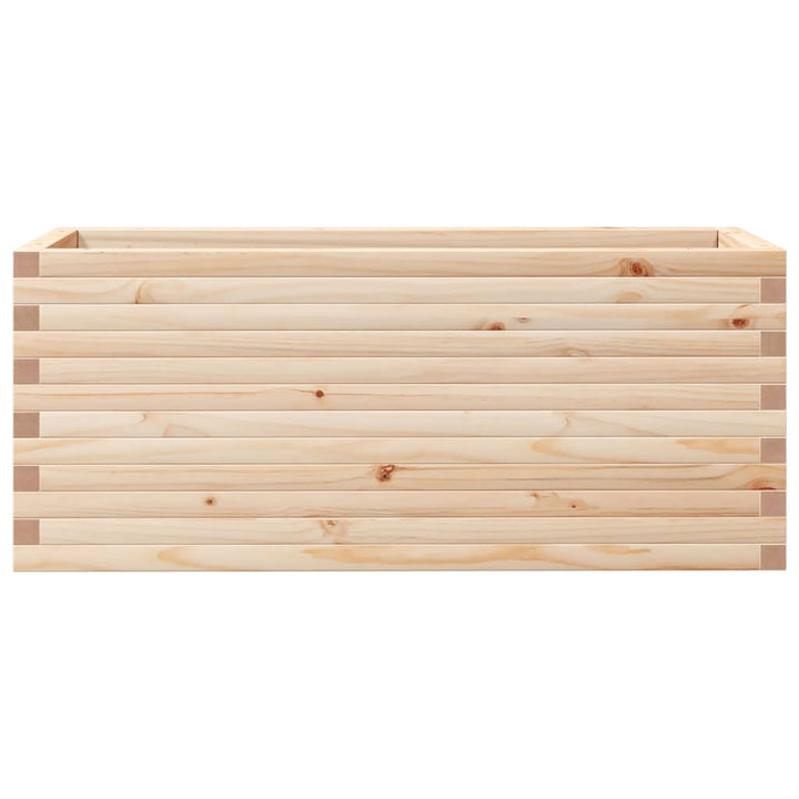 plantekasse 110x40x45,5 cm massivt fyrretræ