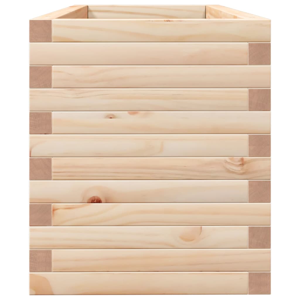 plantekasse 110x40x45,5 cm massivt fyrretræ