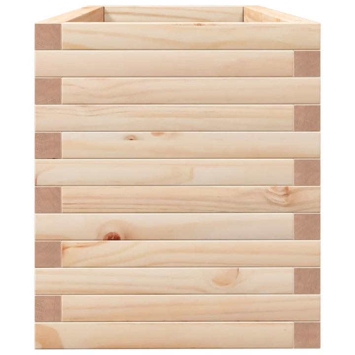 plantekasse 110x40x45,5 cm massivt fyrretræ