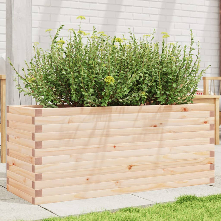 plantekasse 110x40x45,5 cm massivt fyrretræ
