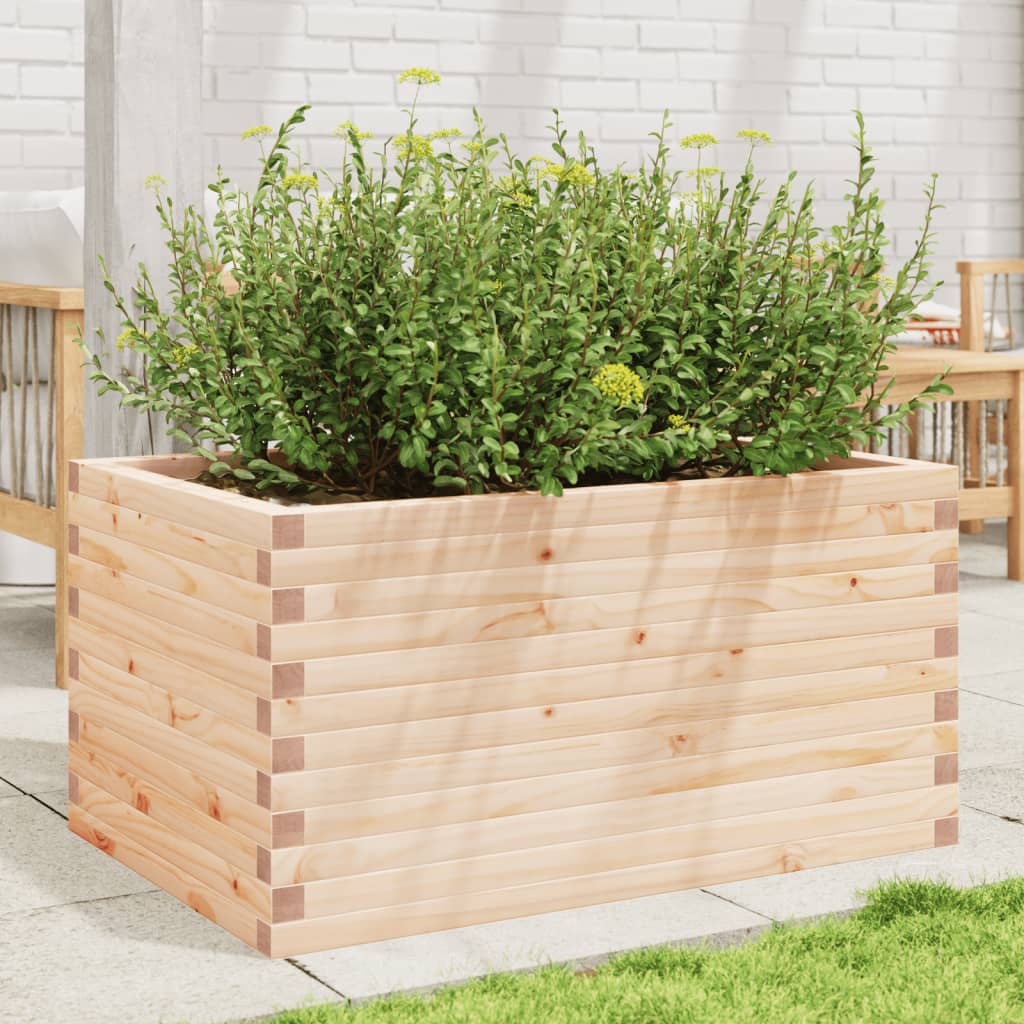 plantekasse 90x60x45,5 cm massivt fyrretræ