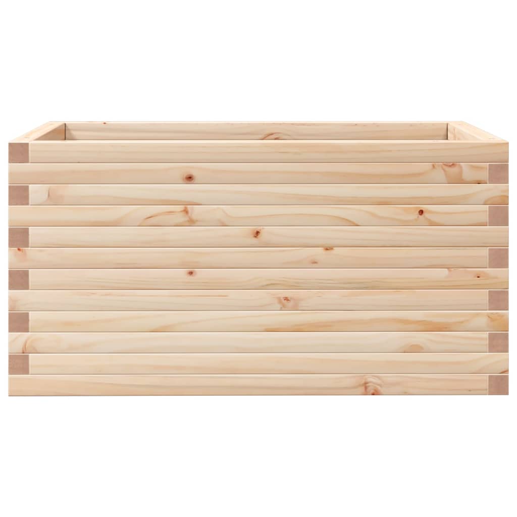 plantekasse 90x60x45,5 cm massivt fyrretræ