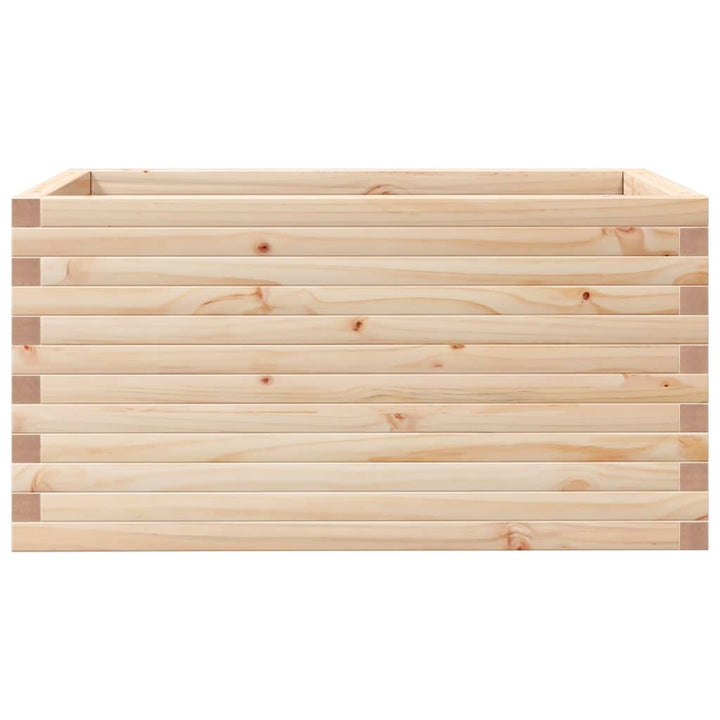 plantekasse 90x60x45,5 cm massivt fyrretræ