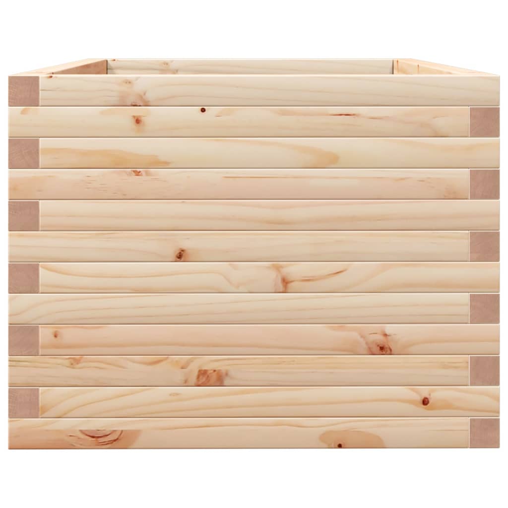 plantekasse 90x60x45,5 cm massivt fyrretræ