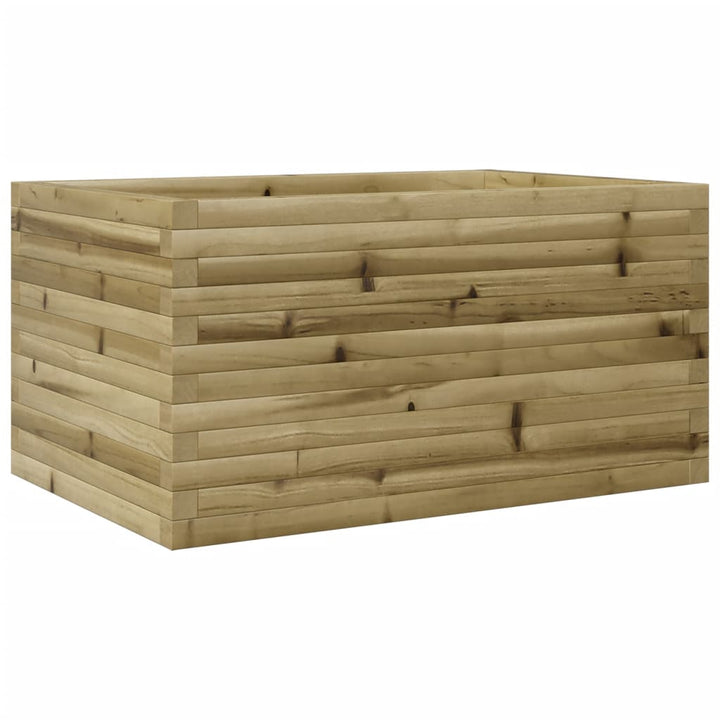 plantekasse 90x60x45,5 cm imprægneret fyrretræ