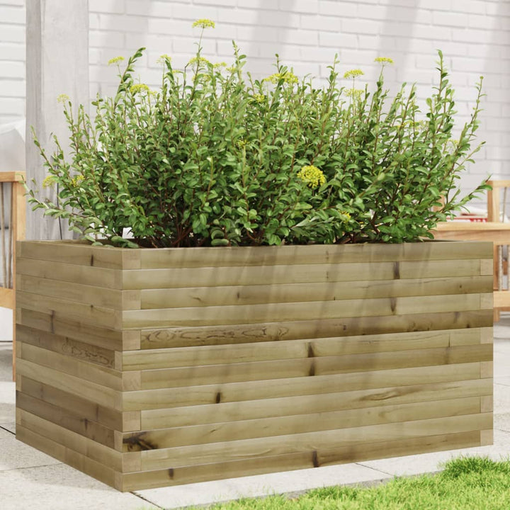 plantekasse 90x60x45,5 cm imprægneret fyrretræ