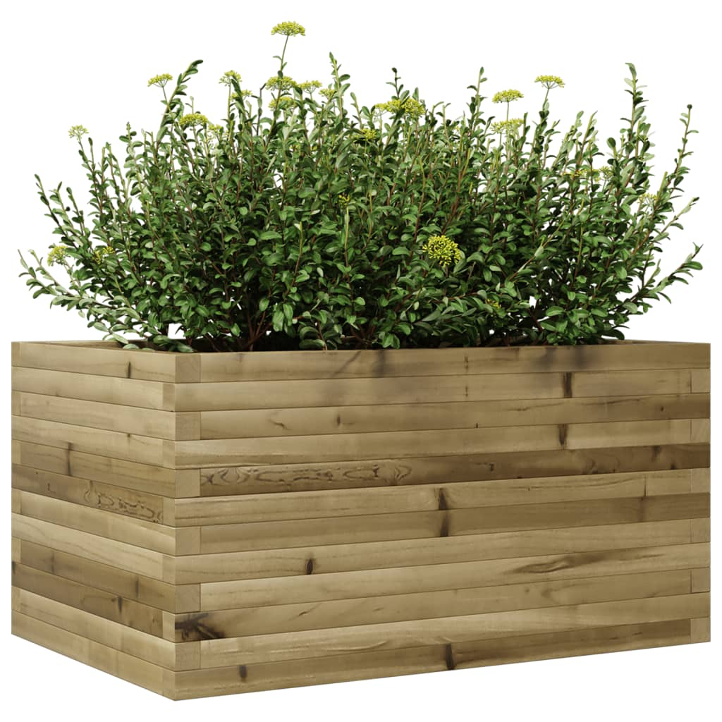 plantekasse 90x60x45,5 cm imprægneret fyrretræ