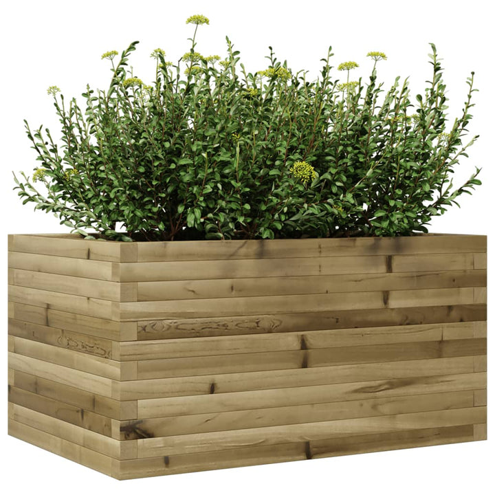 plantekasse 90x60x45,5 cm imprægneret fyrretræ