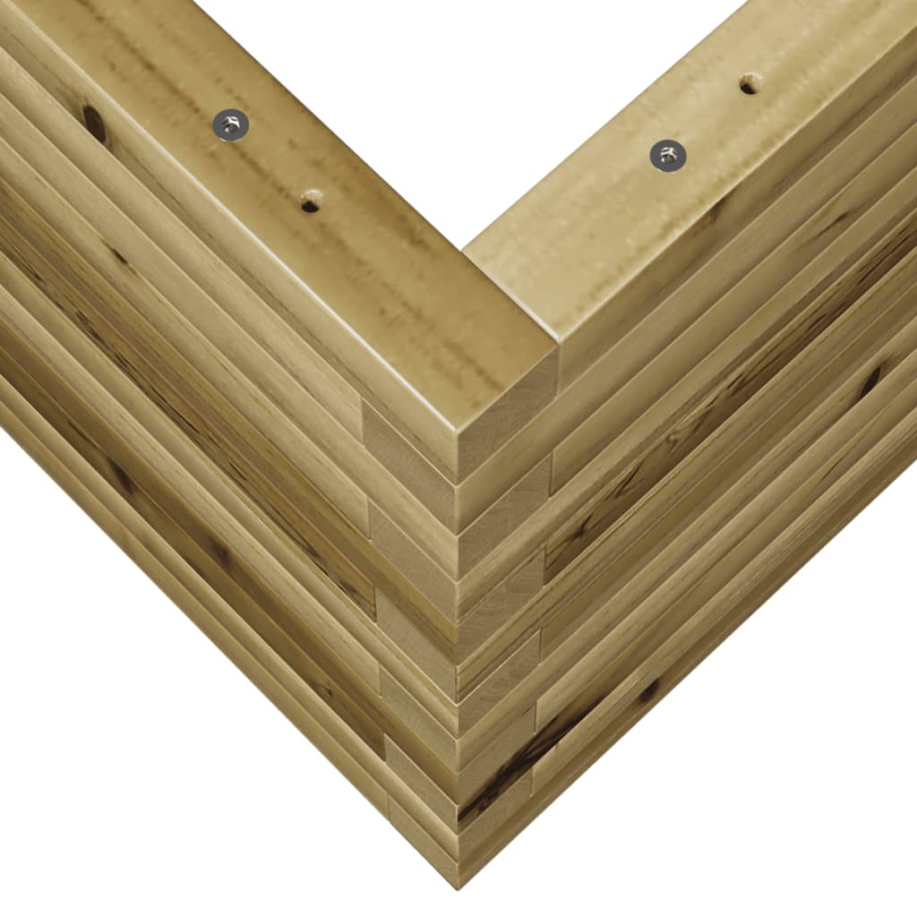 plantekasse 90x60x45,5 cm imprægneret fyrretræ
