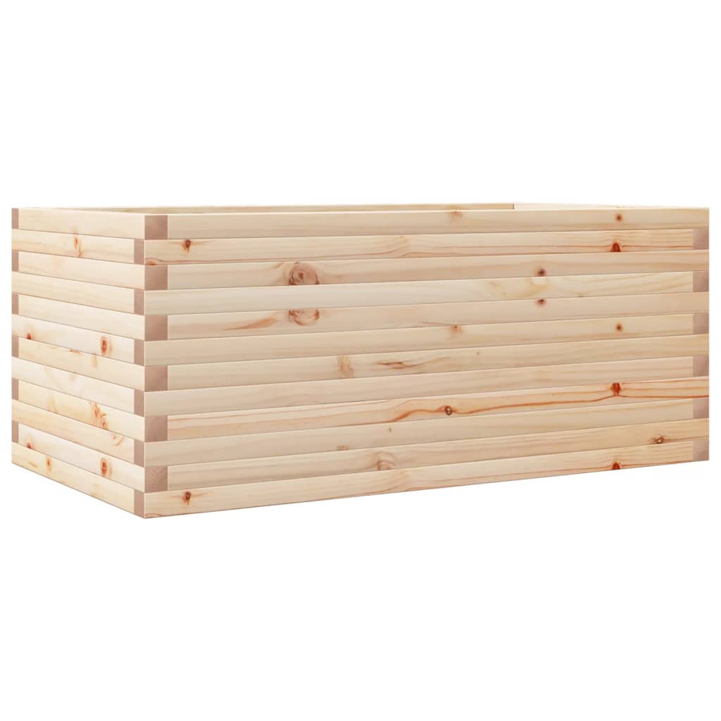 plantekasse 110x60x45,5 cm massivt fyrretræ