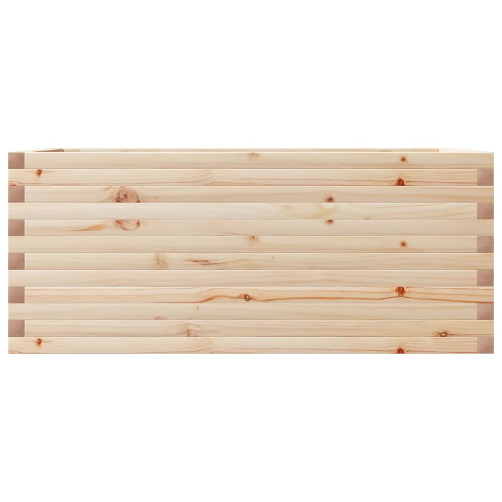 plantekasse 110x60x45,5 cm massivt fyrretræ