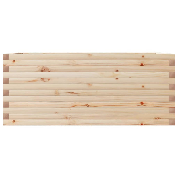 plantekasse 110x60x45,5 cm massivt fyrretræ