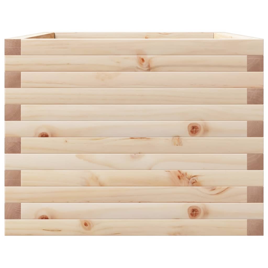 plantekasse 110x60x45,5 cm massivt fyrretræ
