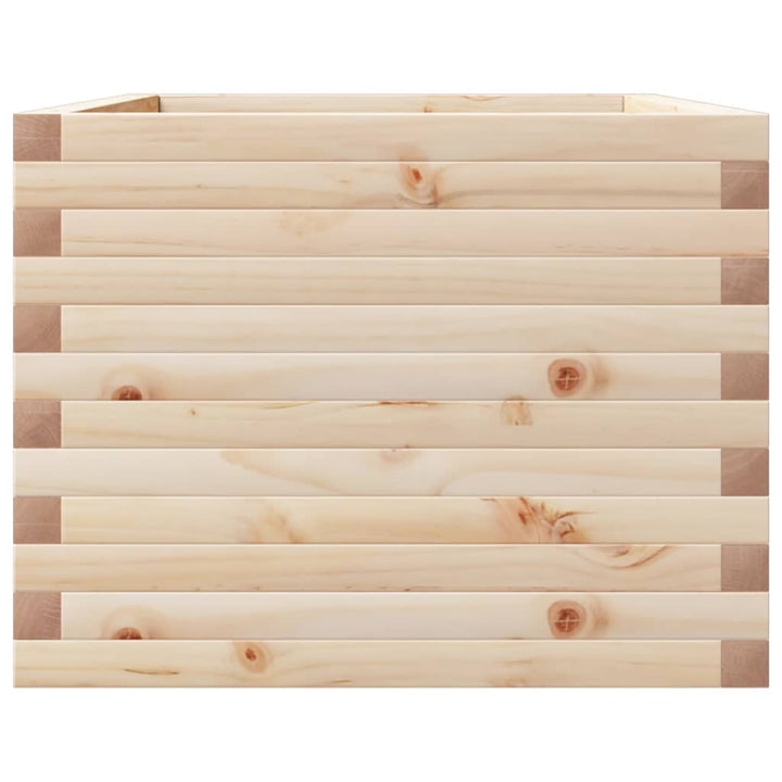plantekasse 110x60x45,5 cm massivt fyrretræ