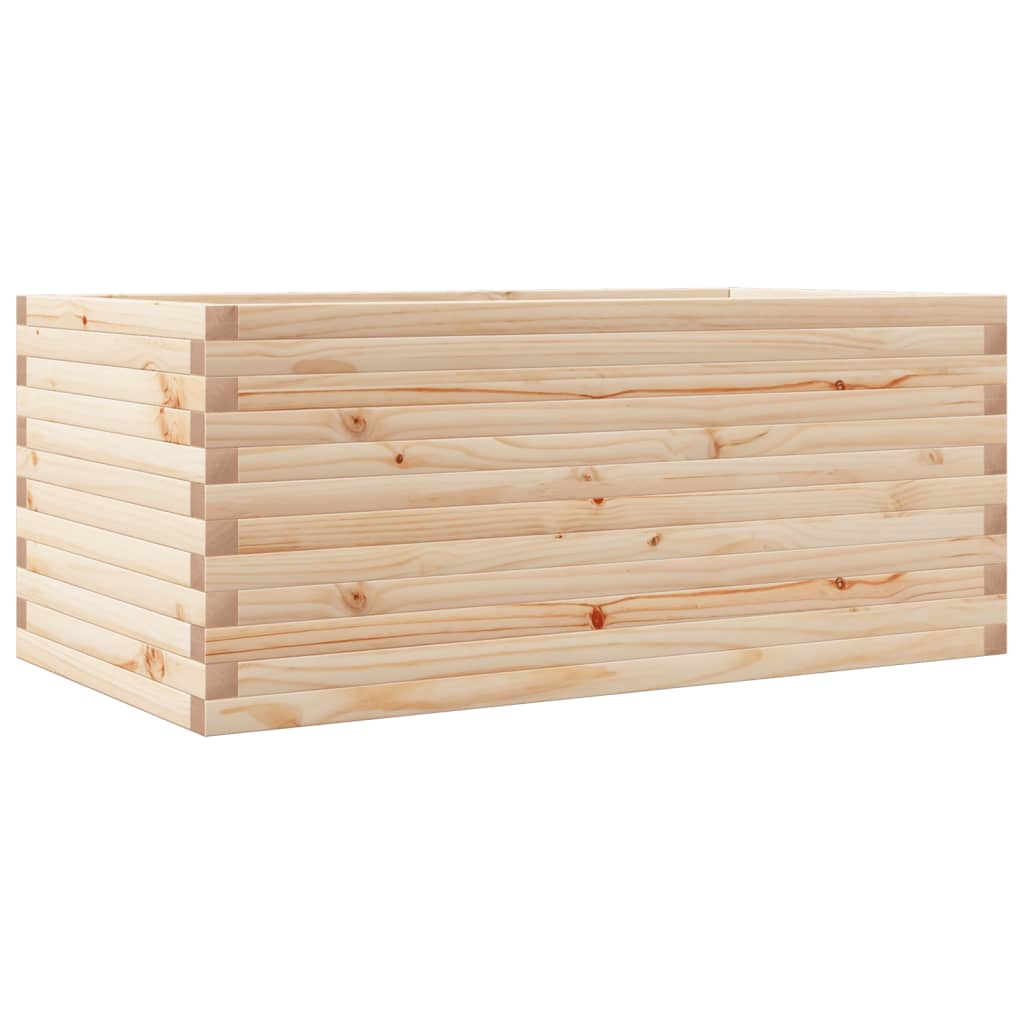 plantekasse 110x60x45,5 cm massivt fyrretræ