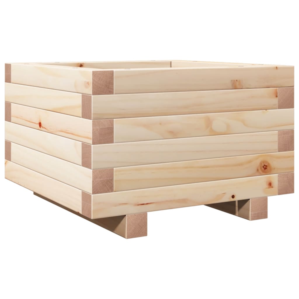 plantekasse 40x40x26,5 cm massivt fyrretræ