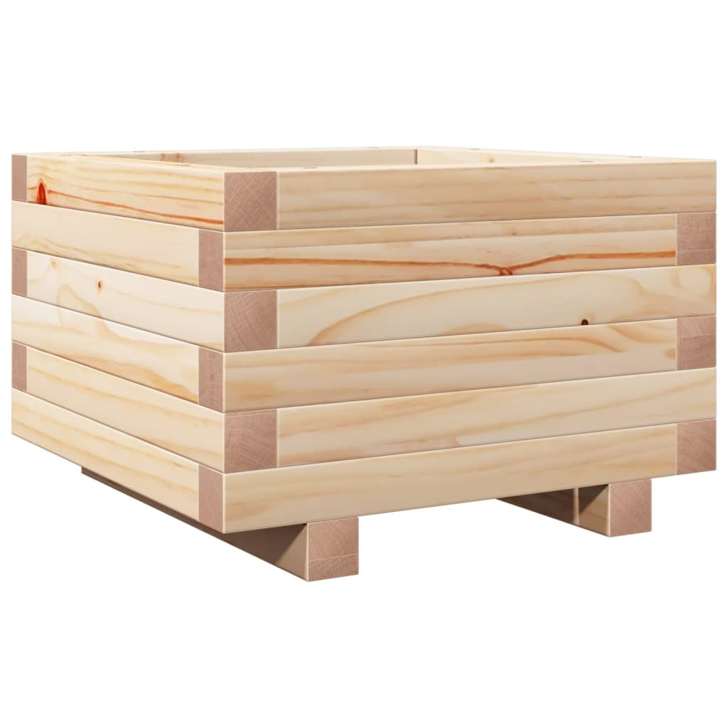 plantekasse 40x40x26,5 cm massivt fyrretræ