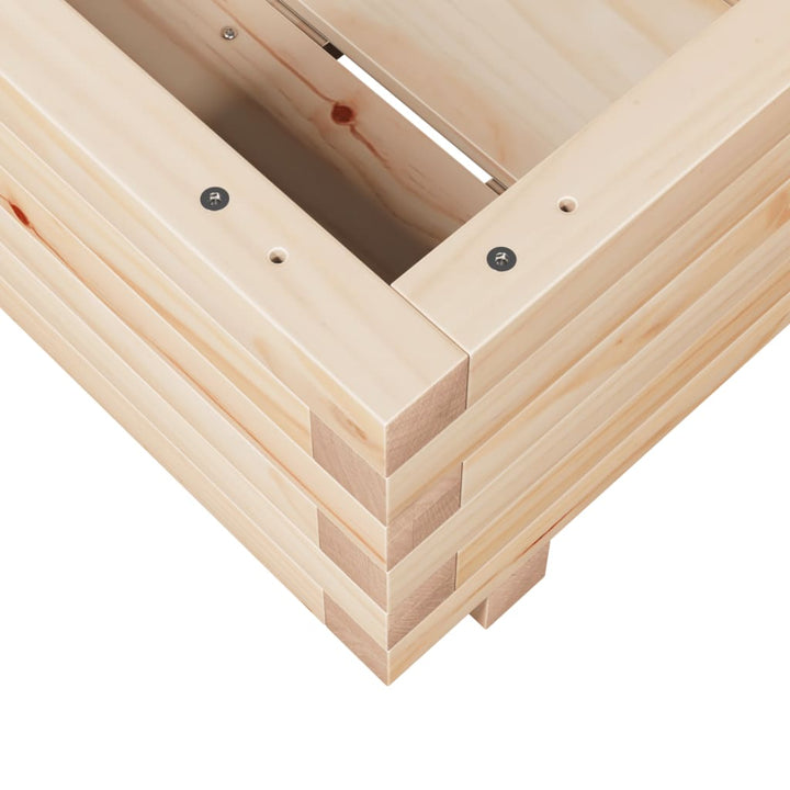 plantekasse 40x40x26,5 cm massivt fyrretræ