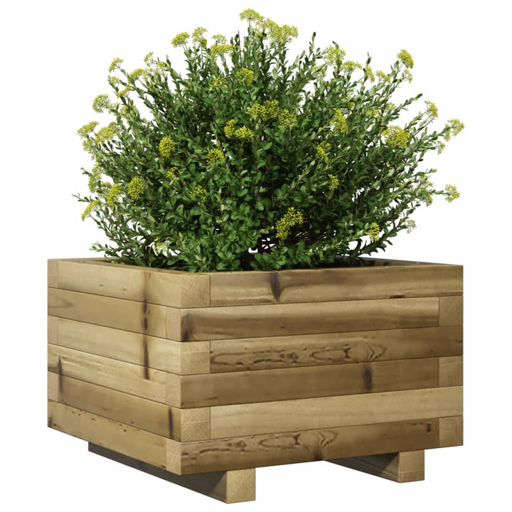 plantekasse 40x40x26,5 cm imprægneret fyrretræ