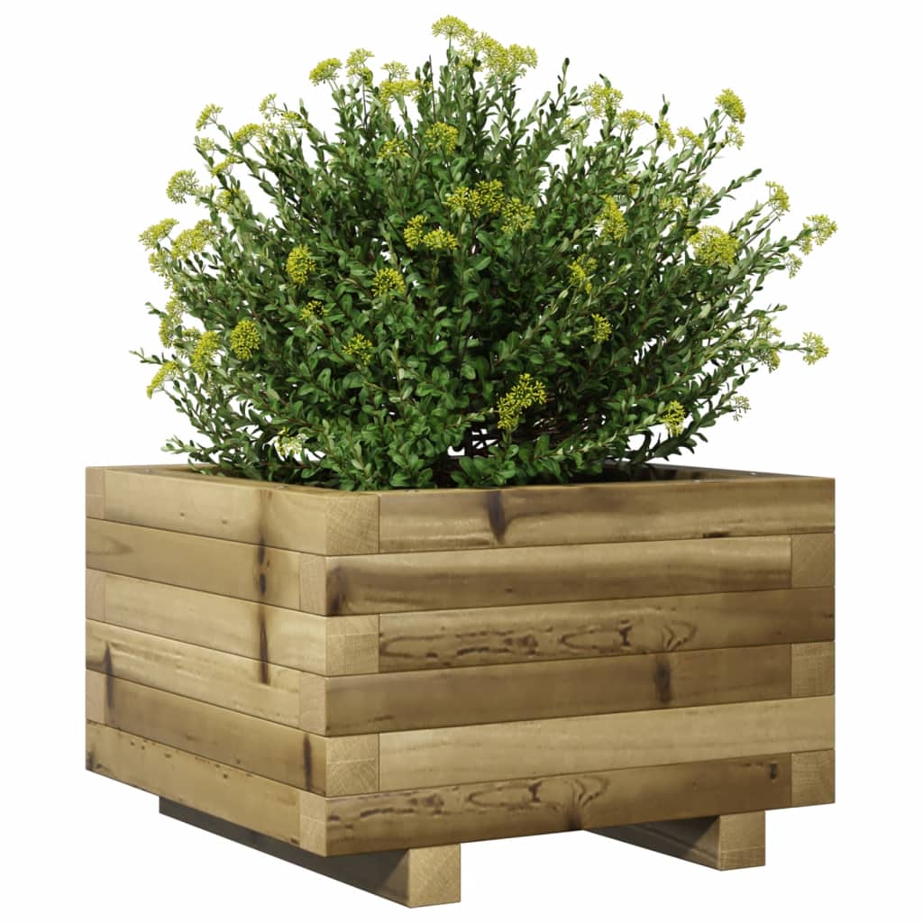 plantekasse 40x40x26,5 cm imprægneret fyrretræ