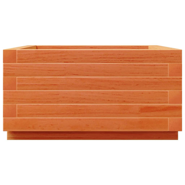 plantekasse 50x50x26,5 cm massivt fyrretræ gyldenbrun