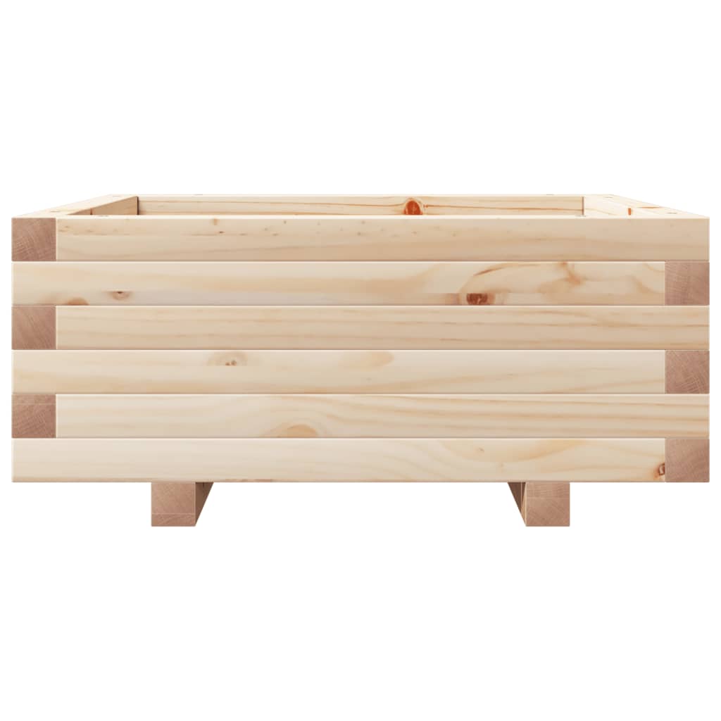 plantekasse 60x60x26,5 cm massivt fyrretræ