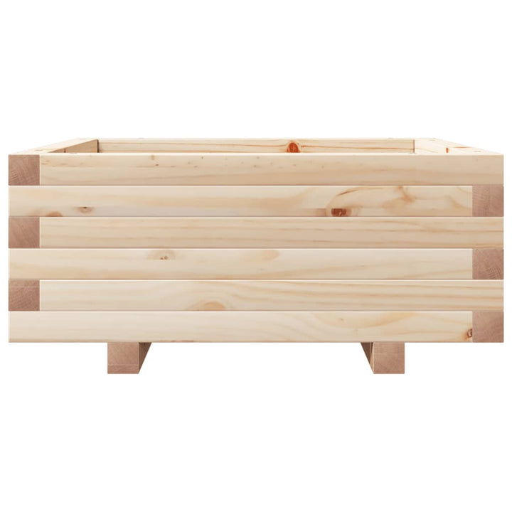 plantekasse 60x60x26,5 cm massivt fyrretræ