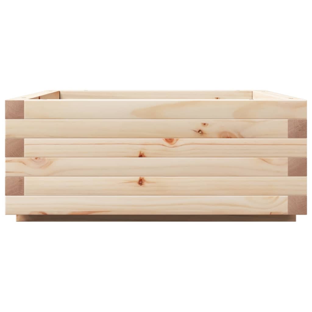 plantekasse 60x60x26,5 cm massivt fyrretræ