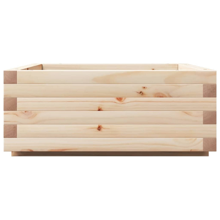 plantekasse 60x60x26,5 cm massivt fyrretræ