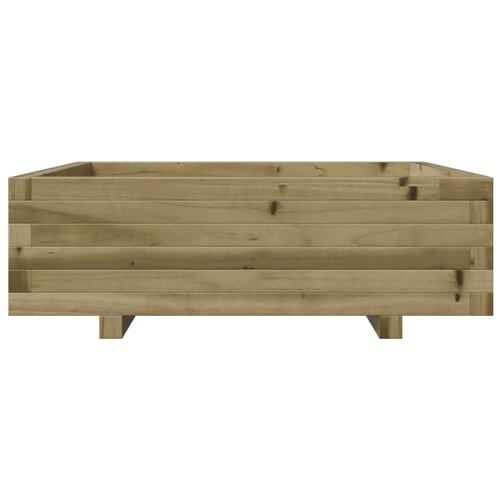 plantekasse 80x80x26,5 cm imprægneret fyrretræ