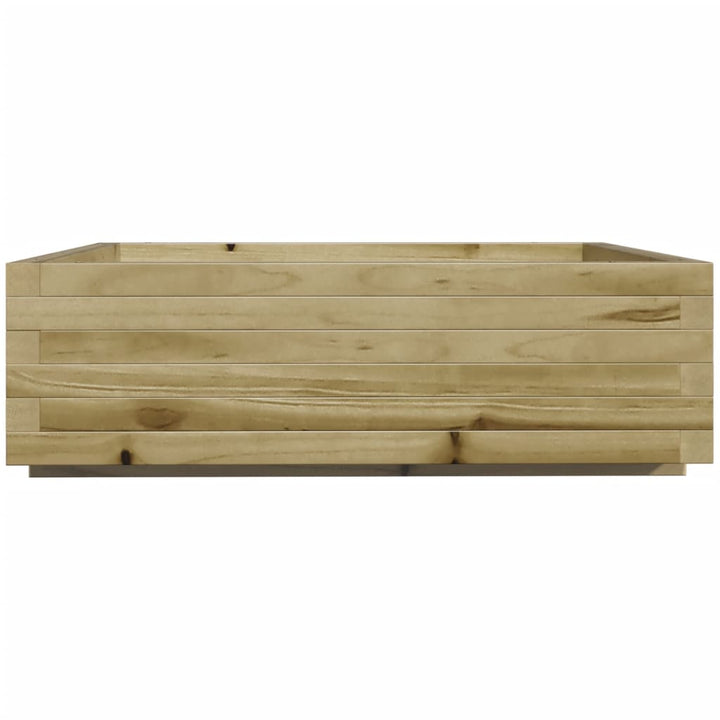 plantekasse 80x80x26,5 cm imprægneret fyrretræ