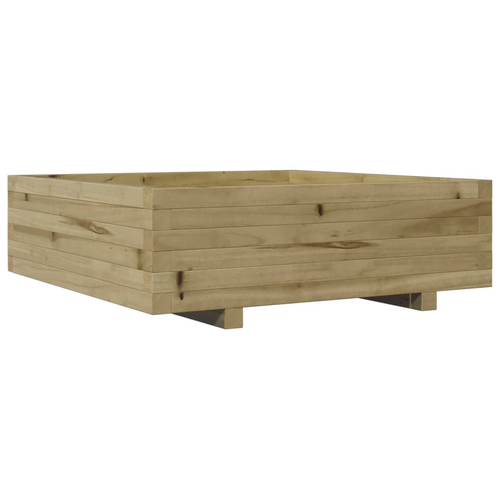 plantekasse 80x80x26,5 cm imprægneret fyrretræ