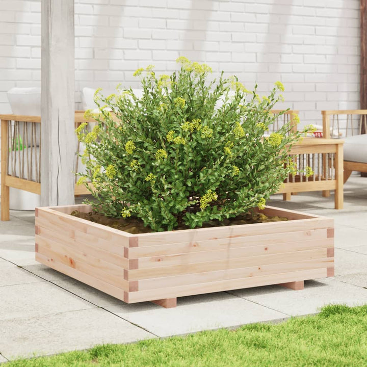 plantekasse 90x90x26,5 cm massivt fyrretræ