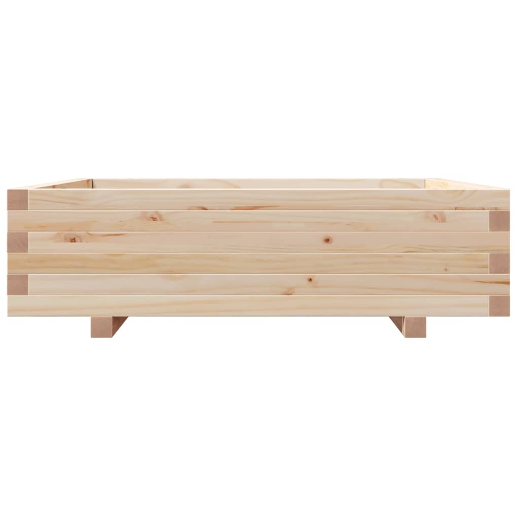 plantekasse 90x90x26,5 cm massivt fyrretræ