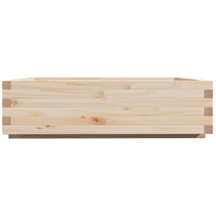 plantekasse 90x90x26,5 cm massivt fyrretræ