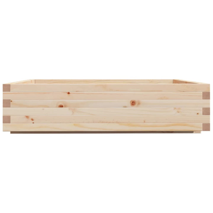 plantekasse 100x100x26,5 cm massivt fyrretræ