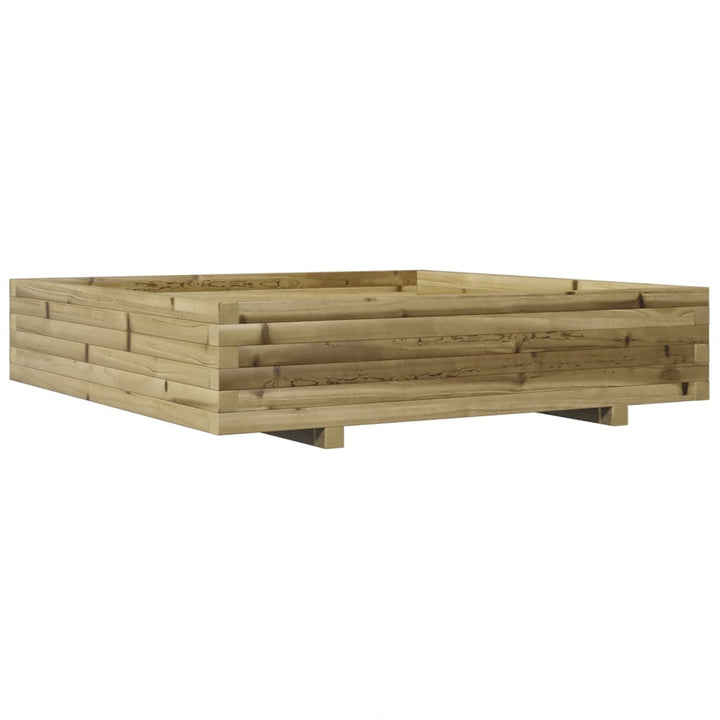 plantekasse 110x110x26,5 cm imprægneret fyrretræ