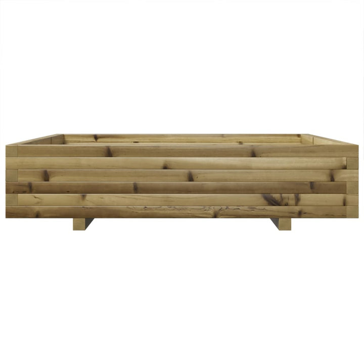 plantekasse 110x110x26,5 cm imprægneret fyrretræ