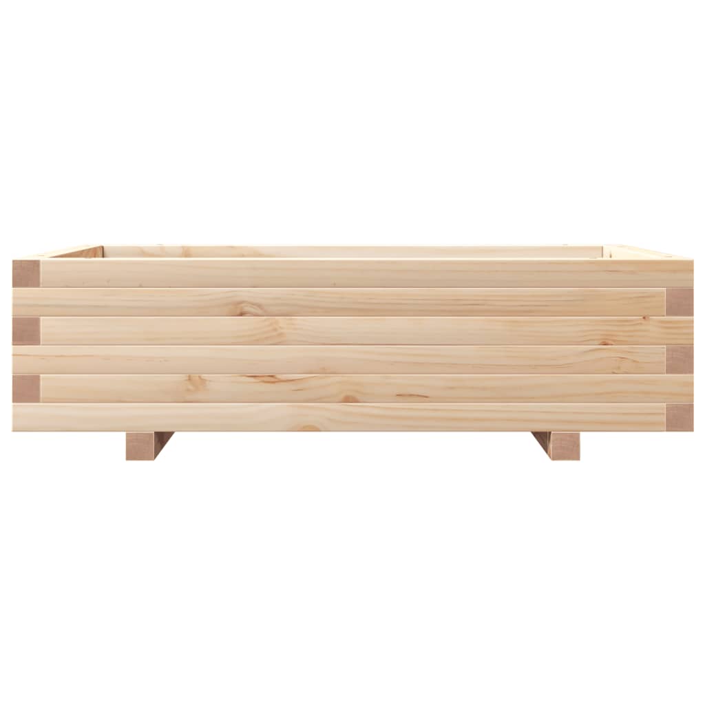 plantekasse 90x60x26,5 cm massivt fyrretræ