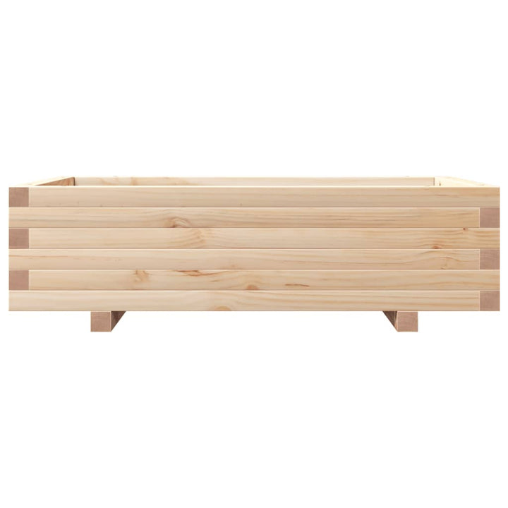 plantekasse 90x60x26,5 cm massivt fyrretræ
