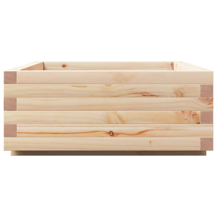 plantekasse 90x60x26,5 cm massivt fyrretræ