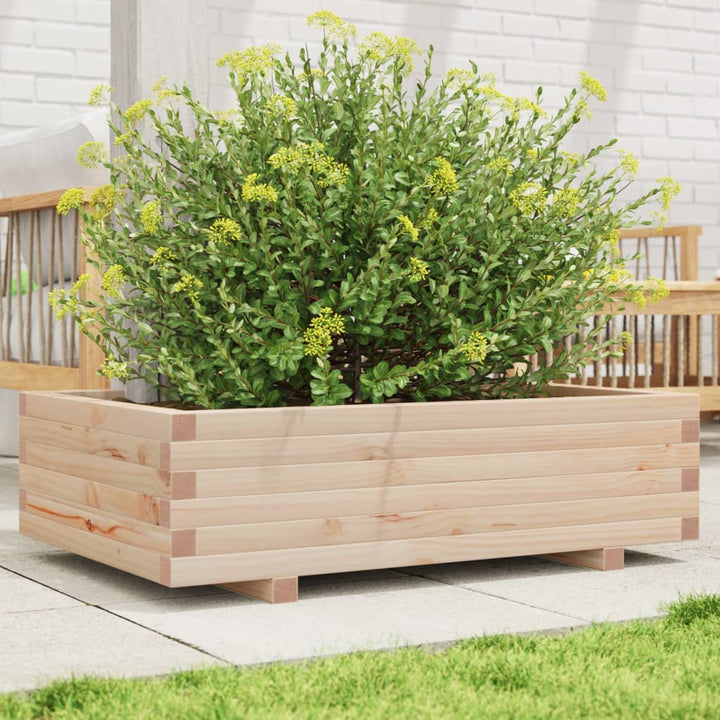 plantekasse 90x60x26,5 cm massivt fyrretræ