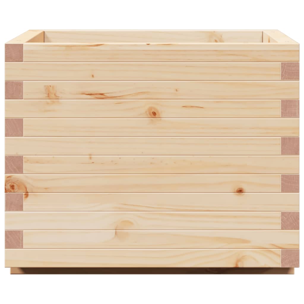 plantekasse 60x60x49,5 cm massivt fyrretræ