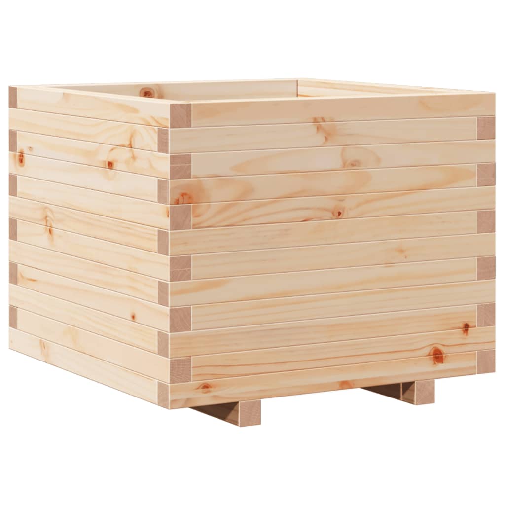 plantekasse 60x60x49,5 cm massivt fyrretræ